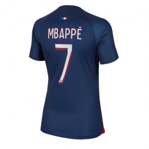 Paris Saint-Germain Kylian Mbappe #7 kläder Kvinnor 2023-24 Hemmatröja Kortärmad